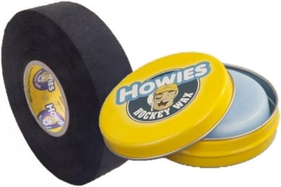IJshockeystick Tape en Wax Set Zwart - Verbeterde Controle en Waterdichtheid
