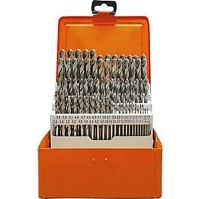 Projahn schroefboorset ECO, HSS-G, 91-delig, Ø 1-10 mm / 0,1 mm stappen, in boorpatroon