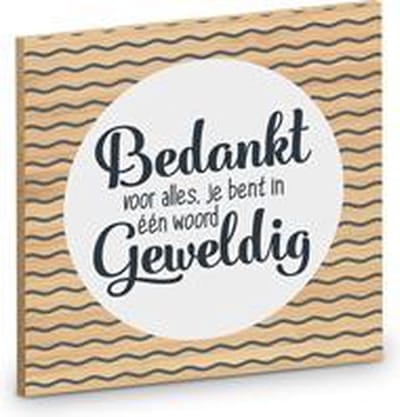 Miko Onderzetter Bedankt