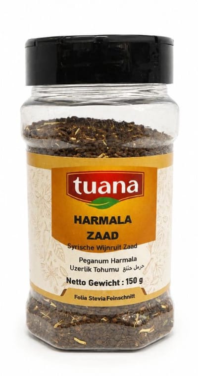 Tuana Kruiden - Harmala Zaad - Syrische Wijnruit Zaad 150 Gram - Tuanashop - MP-H-0012