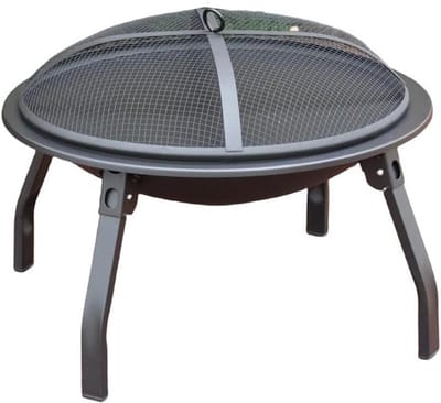 Buitenvuurkorf - Tuin Verwarming - Gezellige Avonden - 360 Graden Vlammen - 216 Inch - Zwart