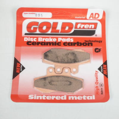 Plaquette de frein Gold Fren pour Moto Sachs 125 Roadster 2000 à 2003 AVG Neuf