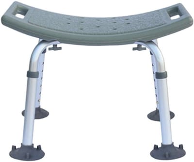 Douchestoel - Badstoel Kruk - Veilig Douchen - Antislip Poten - 150 kg Draagvermogen - Wit