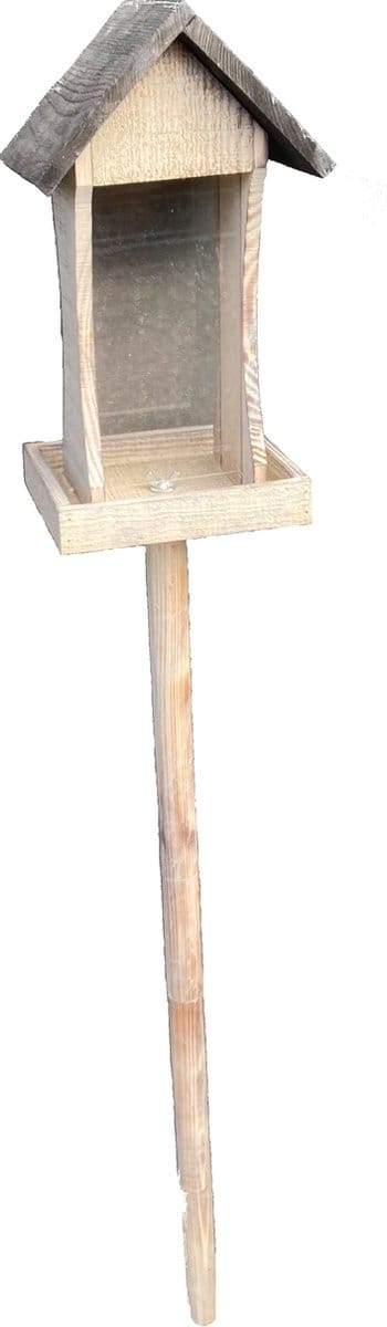 GARDEN SPIRIT Vogelvoederhuisje Zaadsilo op Standaard 117 cm - Vogelhuisje