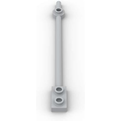 MOC 10 STUKS 99784 Staaf 12L Met 1 x 2 Plaat Einde Holle Studs Bouwstenen Kit 42445 Plaat Bakstenen Deeltje DOE-HET-