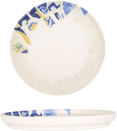 Kütahya Porselen Dessertbord - Serenita - Porselein - 19 cm - set van 6