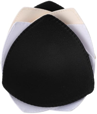 Dailygoods- Beha-pads 3 Paar - Ademend - Zacht - Lichtgewicht - Sportbeha's/Badmode - 5,51 × 13,5 cm/14 × 13,5 cm - Borstkussens