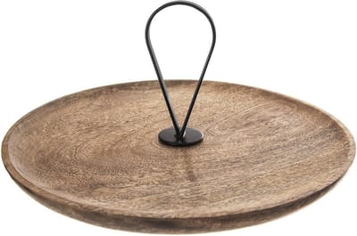 Etagère Houten MANGO 30,5 cm - Serveertoren - Taartplateau - Cupcakestandaard - Taartstandaard