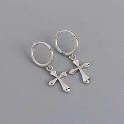 925 Sterling Zilveren Creolen Voor Europese Vrouwen Mannen Kleine Ronde Cz Oorbellen Sieraden Geschenken gray