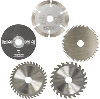 Zaagbladen Set - Cirkelzaagbladen - Materiaal Zagen - Hoge Snelheid Staal - 5 stuks 85mm - Metaal