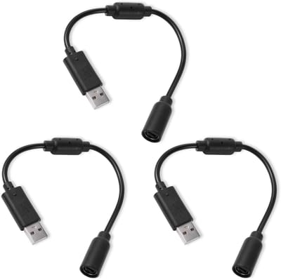 Dailygoods - 3 Stuks USB Breakaway Kabel voor Racing Wheels