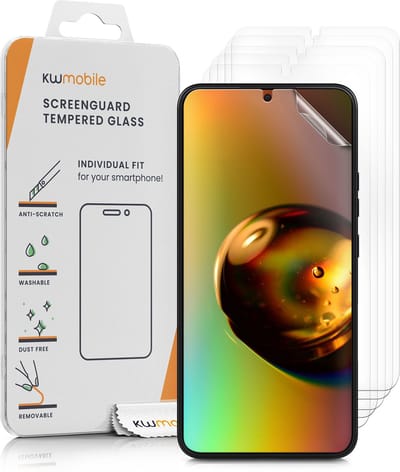 kwmobile 6x screenprotectors geschikt voor Samsung Galaxy S22 Plus - beschermende folie voor smartphone