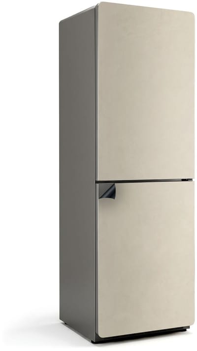 Wallfluent Magnetische Koelkastmat - Beige Koelkast Magneet Sticker - 60 cm x 180 cm - Beige Magnetische Koelkastmat - Koelkast Magneet Decoratie - Magnetische Koelkastbescherming - Verwijderbare Koelkast Decoratie