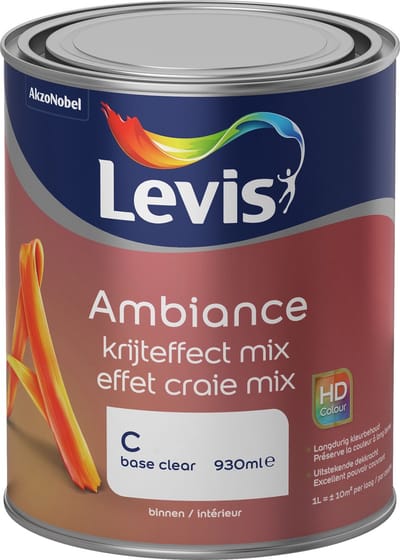 Levis Ambiance Mur Poedermat Mix - Shady Brown B50 - 1 L
