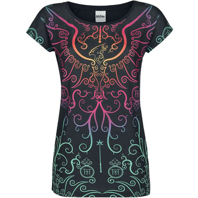 Harry Potter T-shirt - Phoenix - S tot 3XL - voor Vrouwen - zwart