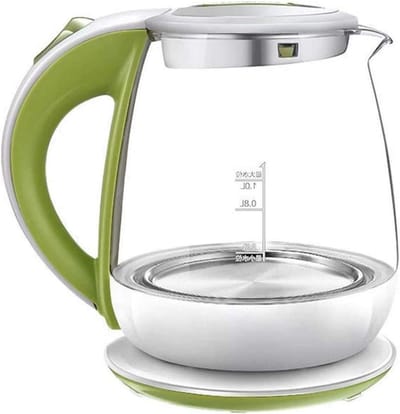 Glazen Waterkoker - Temperatuurregeling - Thee en Koffie - Instelbare Temperatuur - 15 Liter - Zwart