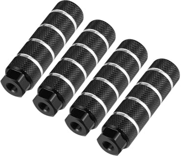Dailygoods- Voetsteunen Aluminiumlegering - Antislip - Duurzaam - Geschikt voor BMX/MTB - Eenvoudig te installeren - 3/8 inch as - Fietssteunen