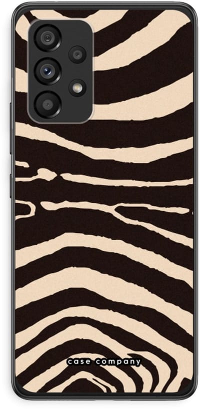 Case Company® - Hoesje geschikt voor Samsung Galaxy A53 5G hoesje - Arizona Zebra - Soft Cover Telefoonhoesje - Bescherming aan alle Kanten en Schermrand