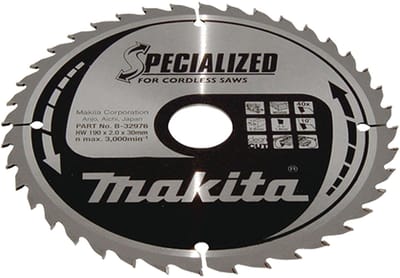 Makita SPECIALIZED Zaagblad 190x30x40T - B-32976
