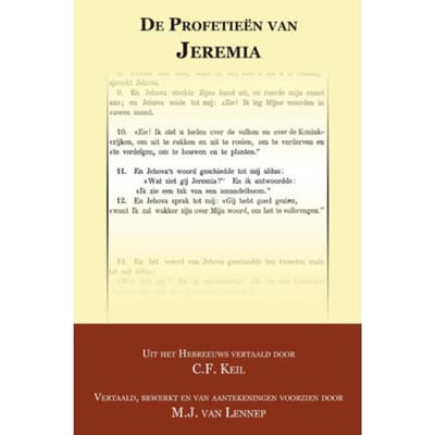 De Profetieën Van Jeremia - C.F. Keil