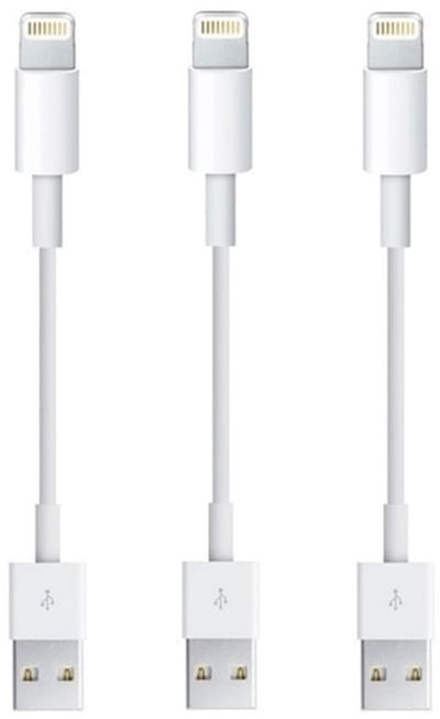 3 stuks OneOne 0,2m laadkabel. OneOne USB Lightning kabel met E75 chip. Oplaadkabel snoer past op Apple iPhone 12 Pro (Max), iPhone 13, iPhone 13 Mini, iPhone 13 Pro (Max), iPhone 14, iPhone 14 Plus, iPhone 14 Pro (Max)