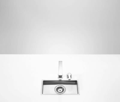 Dornbracht Water Units wastafel enkel 21x40,5 cm Roestvrijstaal mat