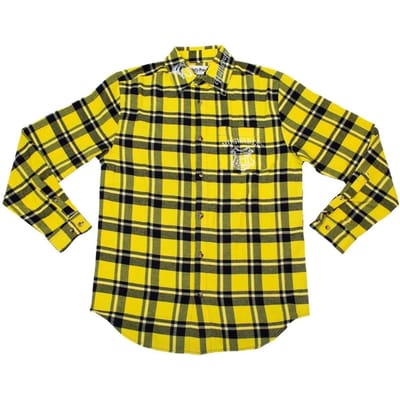 Cakeworthy Hufflepuff Flannel Shirt - M