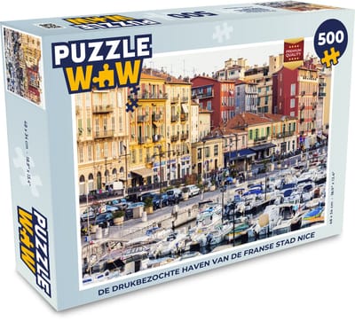Puzzel Haven - Nice - Frankrijk - Legpuzzel - Puzzel 500 stukjes