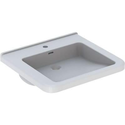 Geberit Renova Comfort Square washbasin 60 cm, barrier-free 128660000