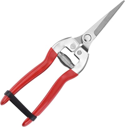 Professionele Tuinschaar Rood – Secateurs voor Pruning, Bloemen en Takken, Roestvrij Staal, Ergonomisch en Veilig