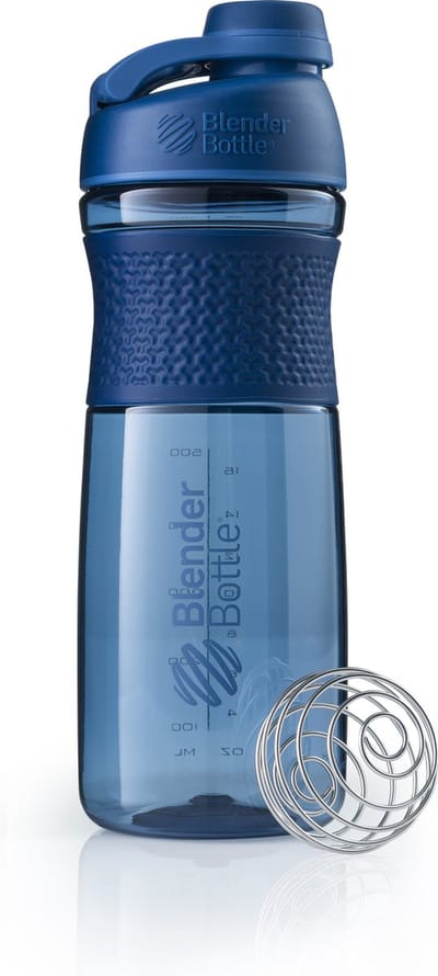 BlenderBottle® | SportMixer™ Tritan Twist | 820 ml | Blauw | Shakebeker | Shaken zonder klonten en zonder te lekken!