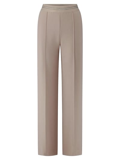 Broek pasvorm Regular Fit Van Fadenmeister Berlin beige