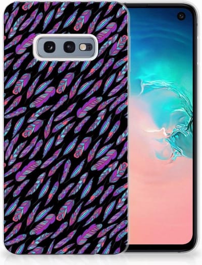 Samsung Galaxy S10e TPU bumper Feathers Color