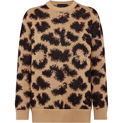 Pullover Ronde Hals Leopard