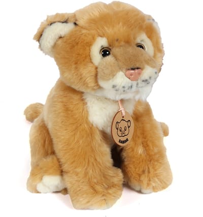 Pia soft toys pluche leeuwin/welpje knuffel - beige - 20 cm - dieren - leeuwen