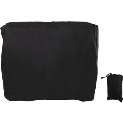 Housse de table de ping-pong noire avec fermeture éclair 210, revêtement argenté, imperméable et anti-poussière black