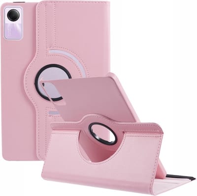 Coverup Tablethoes geschikt voor Xiaomi Redmi Pad SE (11 inch) Hoesje - 360° Rotating Book Case - Pink