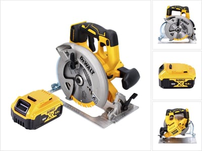 DeWalt DCS 570 accucirkelzaag 18 V 184 mm borstelloos + 1x accu 5.0 Ah - zonder lader