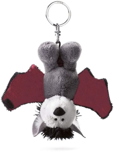 NICI 47866 Sleutelhanger Vleermuis Sir Simon 10cm, ZWART