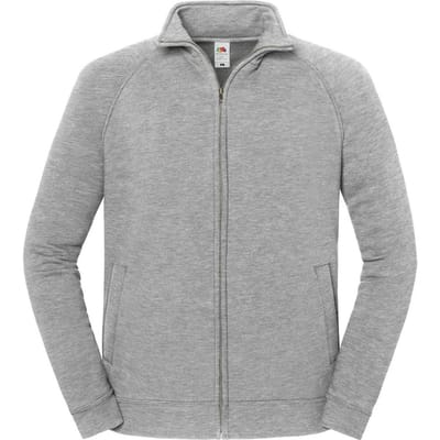 Fruit of the Loom Unisex Volwassen Iconische Premium Sweatjack (Sport Grijs)