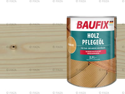 BAUFIX Houtverzorgingsolie 2,5 liter (Kleurloos halfmat)
