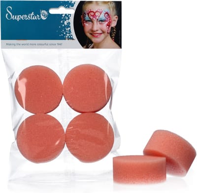 Superstar - Schmink Spons - Schminkspons - Roze per 4 stuks - ECO spons