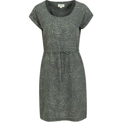 Mountain Warehouse Dames/Dames Mykonos Tropical Leaves Midi Dress (Groen)