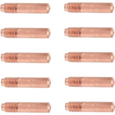 10 stuks Geleidende Mondstukken voor MIG Lassen Contactpunten Koper Kleine Accessoires 0,9 mm