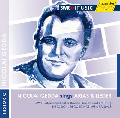 Nicolai Gedda, SWR Sinfonieorchester Badeb-Baden und Freiburg - Nicolai Gedda Sings Arias & Lieder (CD)
