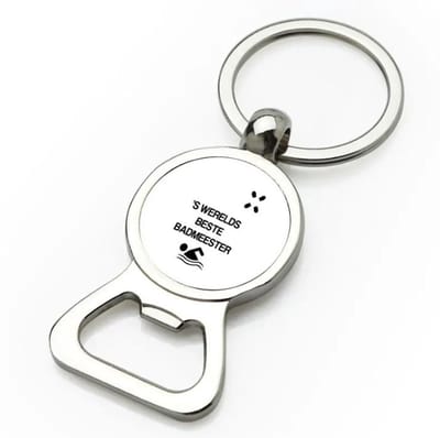 Akyol - 's werelds beste badmeester flesopener - Badmeester - badmeesters - s werelds beste badmeester - zwemmen - zwemdiploma - cadeau - kado - gift - geschenk - vaderdag - lifeguard - 9 bij 3 cm