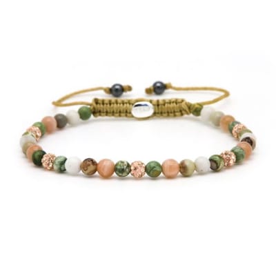 Karma Armband Spiral Holly XXS Rosé Gold Crystal