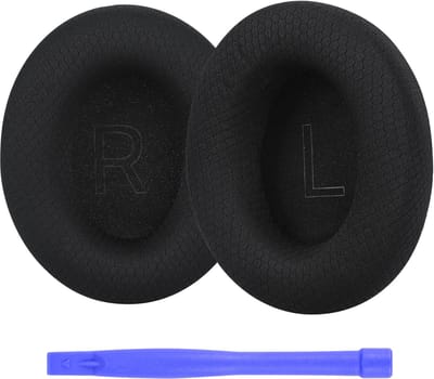 Vervangende Oorkussens voor Razer Kraken V4 / Razer Kraken V4 Pro Gaming Hoofdtelefoon van MMOBIEL - Memory Foam en Mesh Koptelefoon Oorkussen - Hoofdtelefoon Earpads – Zwart