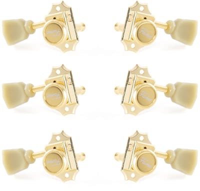 Fame 373KSK Locking Tuners 3+3 Gold - Stemmechaniek voor gitaar