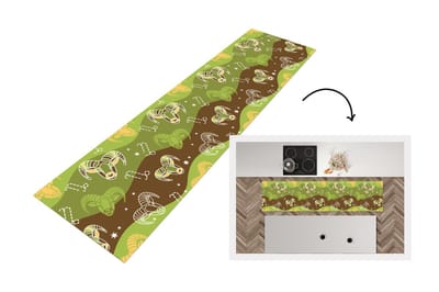 Keukenloper - Loper keuken - Steenbok - Design - Astrologie - 200x50 cm - Keukenloper vinyl